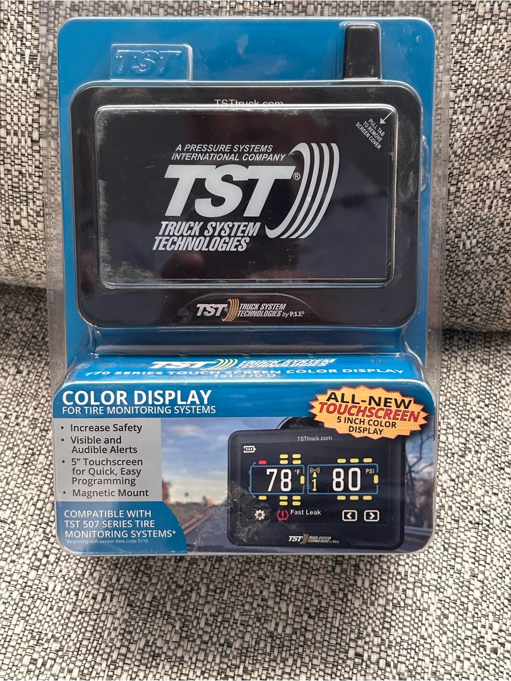TST Truck System Technologies Color Display - Black/Blue Packaging